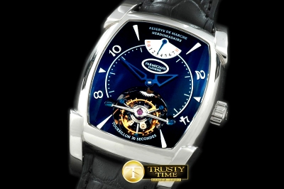 PAR005A - Forma XL Hebdomadarie Tourbillon SS/LE Blk Tourbillo