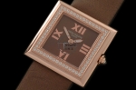 PP0053A - Gondolo Ladies Diamonds RG/ST Brown - Jap Qtz