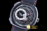 SF022 - SevenFriday Q3-04 BullRush Rally PVD/LE Black Jap Miyota