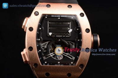 Richard Mille - RM 69 Erotic Tourbillon RG/RU Black Dots Miyota 9015