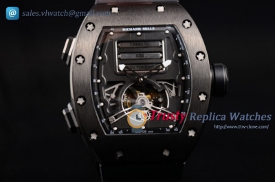 Richard Mille - RM 69 Erotic Tourbillon PVD/RU Black Dots Miyota 9015