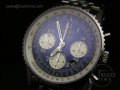 BSW0007 - Breitling Navitimer SS Blue SS Band - New Asia 7750