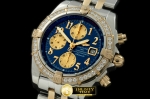 BSW0147D - Chronomat Evo SS/YG Blue Roman A-7750 28800