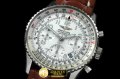 BSW0281A - Navitimer SS/LE Wht Num 7750