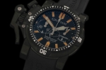 GRA002B - Oversize Diver Chronofighter PVD Black - Asia 7750