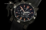 GRA019A - Oversize Diver Chronofighter/Date PVD/RU Blk 7750