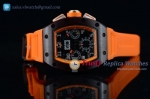 Richard Mille RM 011 Felipe Massa Chrono RG/PVD/RU Black Swiss Valjoux 7750 Auto