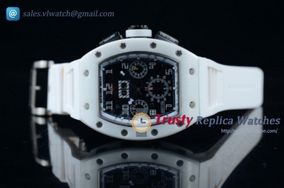 Richard Mille RM 011 Felipe Massa Chrono Cer/PVD/RU Black Swiss Valjoux 7750 Auto