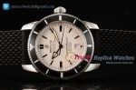 Breitling - Superocean Heritage II 42 SS/RU White Dial Swiss ETA 2824 Auto (JH)