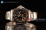 Breitling SuperOcean 44mm 2824 Auto Steel Case with Black Dial and Steel Bracelet Yellow Hands - 1:1 Origianl (GF)