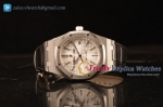 Audemars Piguet Royal Oak 41mm White Dial Automatic Clone Ap 3120 Movement Black Leather 15400ST.OO.1220ST.02 JH