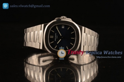 Patek Philippe Nautilus Jumbo SS/SS Black Miyota 9015