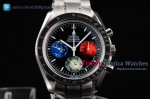 Omega - Speedmaster Professional Moon To Mars Chrono SS/SS Black Stk Ven 75