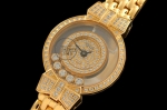 CH004 - Happy Diamonds Ladies FG Gold Swiss Quartz