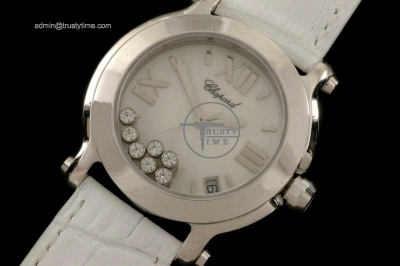 CH044B - Happy Sports SS/LE White Original Swiss Quartz