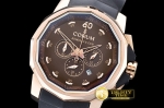 COR040D - Admirals Cup Chronograph RG/RU Brown Qtz