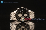 Breitling Chronoliner Chrono SS/SS Black Swiss Valjoux 7750 Auto