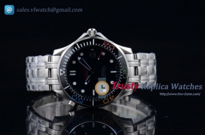 Omega - Seamaster Diver 300M Rio 2016 Olympic SS/SS Black Dial Swiss ETA 2824