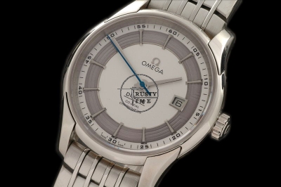 OMG0092A - Hour Vision "See Thru Case" SS White - Swiss ETA 2836