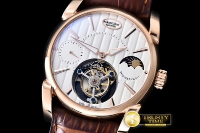 PAR010C - Tourbillon RG/LE White Tourbillon