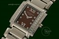 PP0020C - Patek Philippe 24 Hours Maroon Diamonds - Swiss Quartz