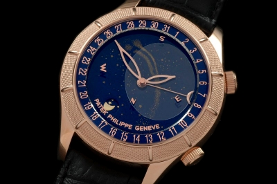 PP0075C - Skymoon Automatic RG/LE Blue Asian 2813 21J