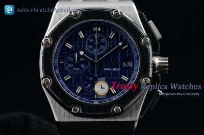 Audemars Piguet - Royal Oak Offshore Juan Pablo Montoya Chrono SS/LE Blue Miyota OS10 QTZ