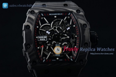 Richard Mille - RM 35-02 RAFAEL NADA PVD/RU Black Skeleton Dial Miyota 9015