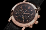 AP0042B - Jules Audemars Moon Phase Chrono RG Black Manual Chron