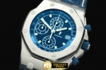 AP0150 - Royal Oak Chronograph SS/LE Blue A-7750 Sec@12