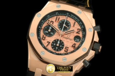 AP0253C - 2014 Royal Oak Chrono 26470 RG/LE Gold A-7750 Sec@12