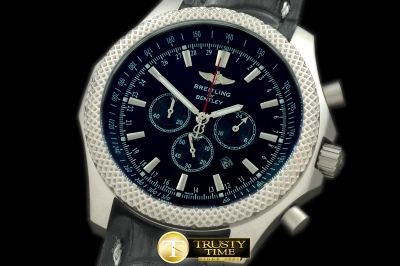 BSW0160A - Bentley Barnato Chrono SS/LE Black Jap OS20 Qtz