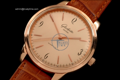 GLA0010C - Senator Sixties RG/LE Rose Gold Asian 17J H/W