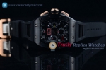 Richard Mille RM 011 Felipe Massa Chrono PVD/RG/RU Black Swiss Valjoux 7750 Auto