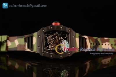 Richard Mille - RM35-01 CF/RU Skeleton Dial 1:1 Miyota 9015 Auto (KV)