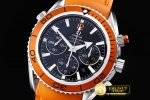 OMG0457F - Planet Ocean Chrono SS/RU Black JHF A-7750