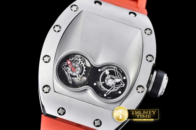 RM0103F - RM053 Pablo MacDonogh Tourbillon SS/RU Red A2824