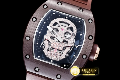 RM0105G - RM052 Diamond Skull Tourb Brown CER/RU MY9015 Mod