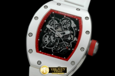 RM076B - RM055 Bubba Watson Tourbillon CER/SS/RU Custom Skeleton