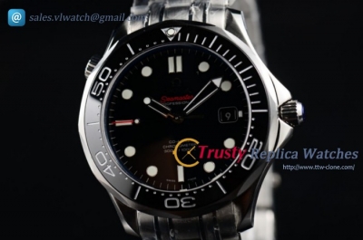 Omega Seamaster Diver 300 M SS/SS Black Dots Swiss ETA 2824