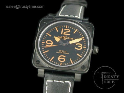 BR005SW - Bell & Ross PVD Limited Edition Orange - Swiss 2824-2