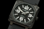 BR055 - BR-01 Carbon PVD/RU Black Asian 2813 21J