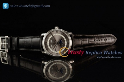 Blancpain - Villeret Moonphase & Complete Calendar SS/LE Grey Dial Miyota 9015 Auto (EF)
