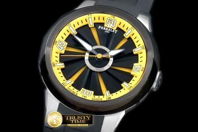 PER019F - Turbine XL SS/RU Black/Yellow Jap Quartz