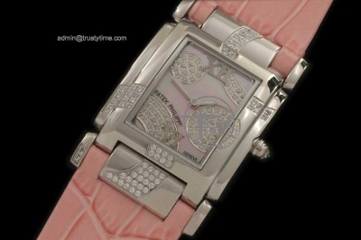 PP0063B - Ladies 4910/49G Twenty-4 SS/LE Pink MOP Swiss Qtz