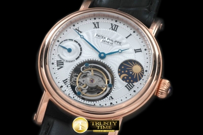 PP0154A - Classic Tourbillon Moonphase PR RG/LE White F-Tourbill