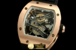 RM065B - Bubba Watson Tourbillon RG/RU White Swiss Qtz