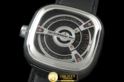 SF017 - SevenFriday M1-1 SS/LE Black Jap Miyota 8210