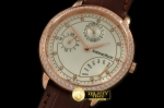 AP0138A - Classic Calender Complications RG/LE White Jap Quartz