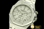 AP0204A - Royal Oak Chrono SS/SS White Jap OS20 Quartz